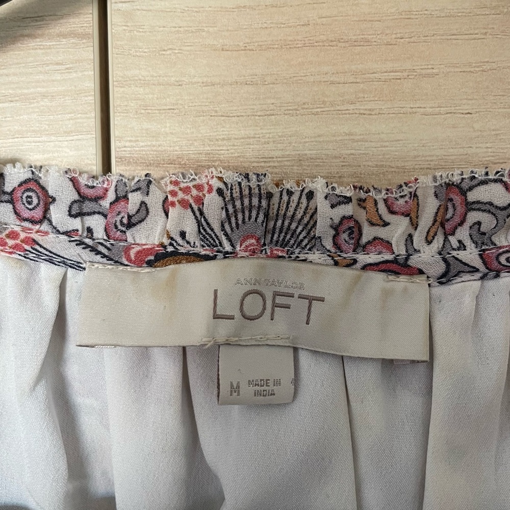 Loft Flowy Button Flutter Sleeve Drop Waist Dress… - image 6